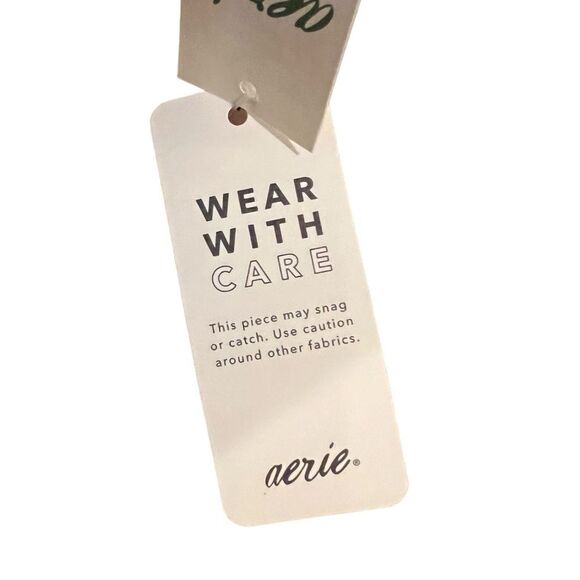 Aerie NWT tan one piece swimsuit size medium - Picture 6 of 11